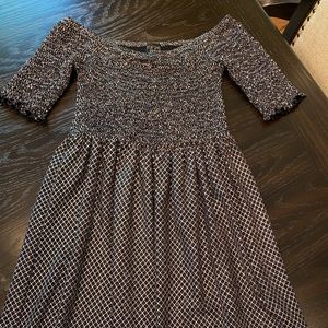 Black and Gold Topshop Dress